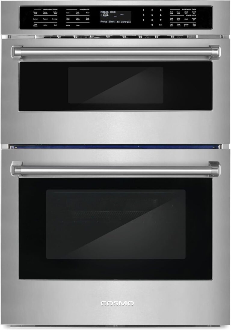 Image 1 of COSMO microwave wall oven combo review