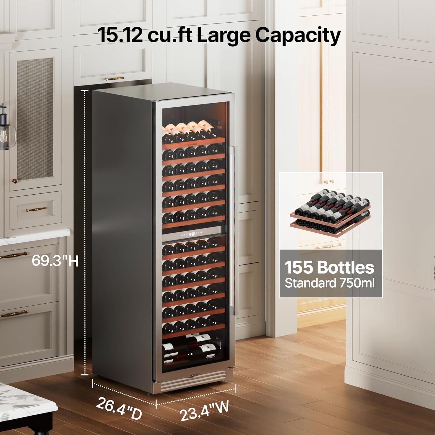 Ca'Lefort Wine Fridge Review: Honest Pros & Cons 2025 2 Ca'Lefort wine fridge review,Ca'Lefort dual zone wine cooler review,Ca'Lefort 155 bottle wine refrigerator review pros cons,Ca'Lefort wine cooler review honest opinion,Ca'Lefort wine fridge review verdict,is Ca'Lefort wine fridge worth buying setup process and initial configuration