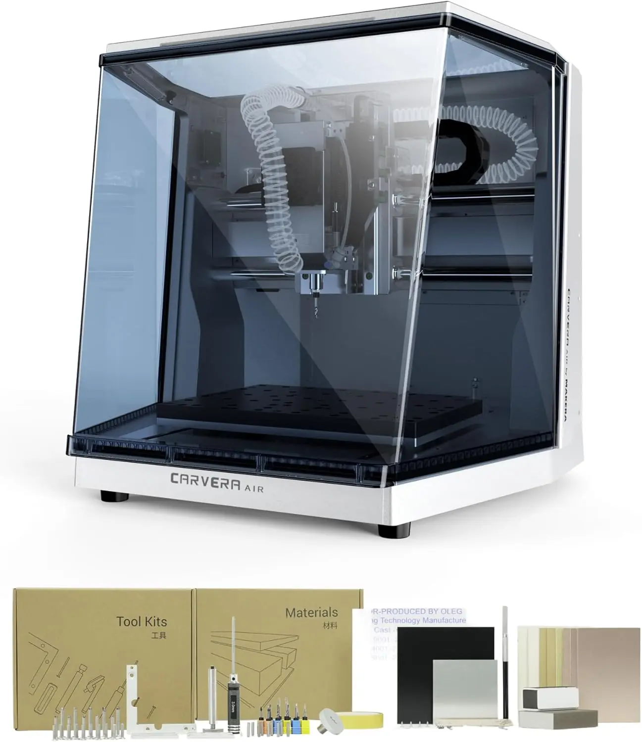 Carvera Air review,Carvera Air CNC review pros cons,Makera CAM review software,desktop CNC machine review honest,Carvera Air tool changer review verdict,Carvera Air worth buying review unboxing — first impressions and package contents