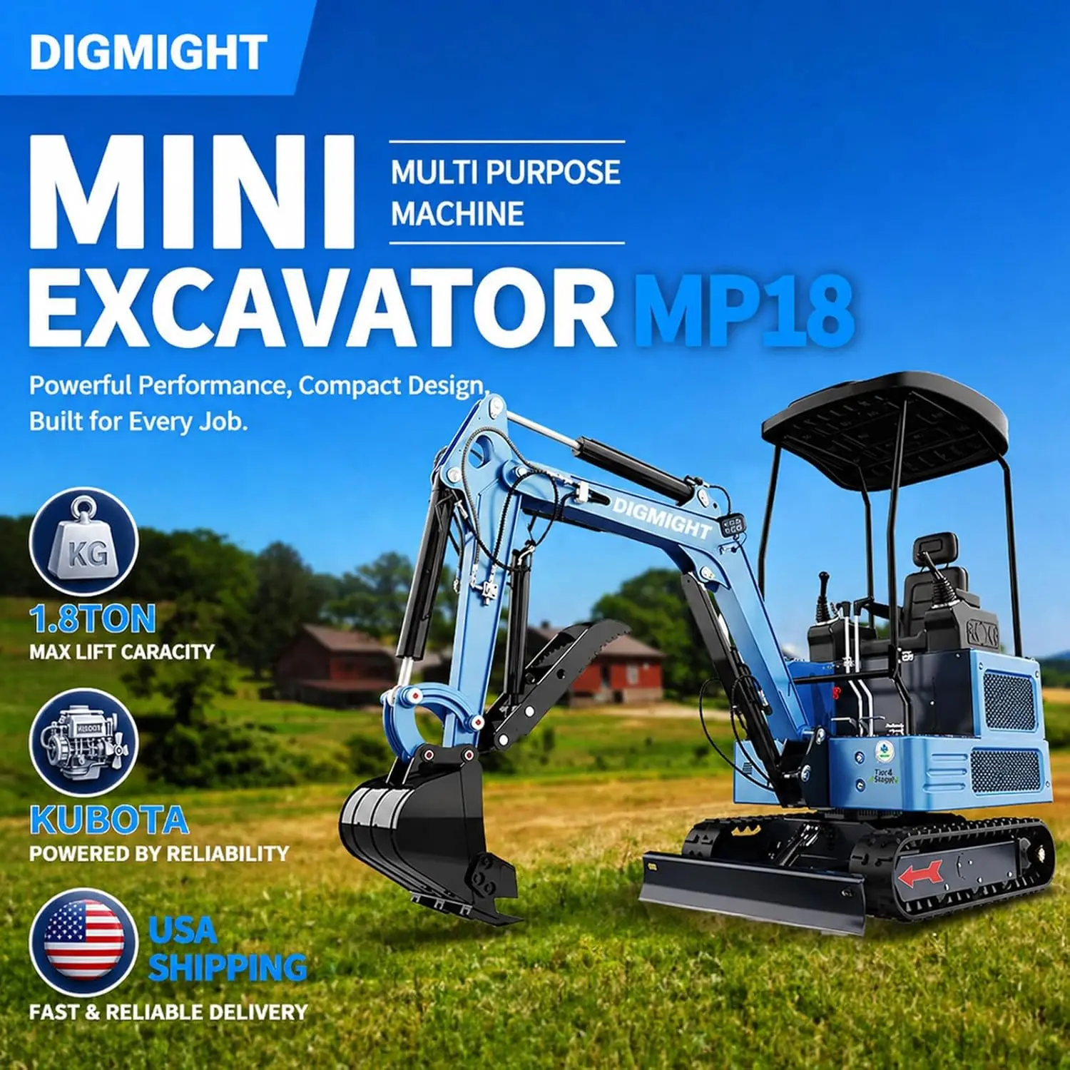 DIGMIGHT 2 Ton Mini Excavator Review: Pros & Cons Worth Buying? 2 DIGMIGHT 2 ton mini excavator review,2 ton mini excavator review and rating,is DIGMIGHT mini excavator worth buying,DIGMIGHT mini excavator review pros cons,2 ton mini excavator review honest opinion,DIGMIGHT DS-180 excavator review verdict setup process and initial configuration