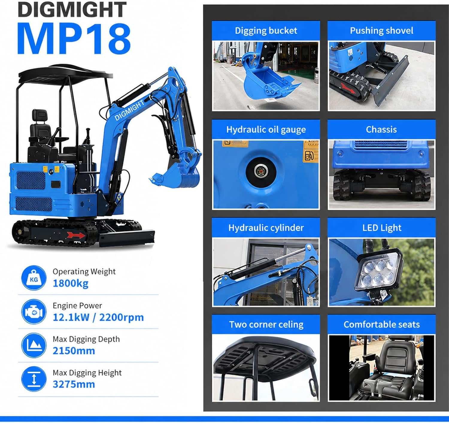 DIGMIGHT 2 ton mini excavator review,2 ton mini excavator review and rating,is DIGMIGHT mini excavator worth buying,DIGMIGHT mini excavator review pros cons,2 ton mini excavator review honest opinion,DIGMIGHT DS-180 excavator review verdict real-world details not found in the official specs
