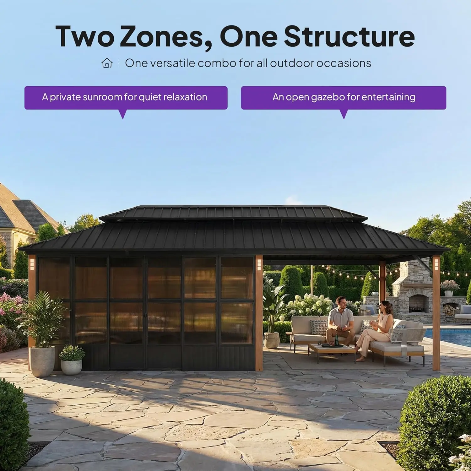 PURPLE LEAF Hardtop Gazebo Review: Honest Pros & Cons 3 PURPLE LEAF hardtop gazebo review,PURPLE LEAF hardtop gazebo pros cons review,PURPLE LEAF enclosed patio solarium review,hardtop gazebo with mesh panels review and rating,PURPLE LEAF gazebo magnetic doors honest review,best large hardtop gazebo review verdict performance results — claims verified against real-world testing