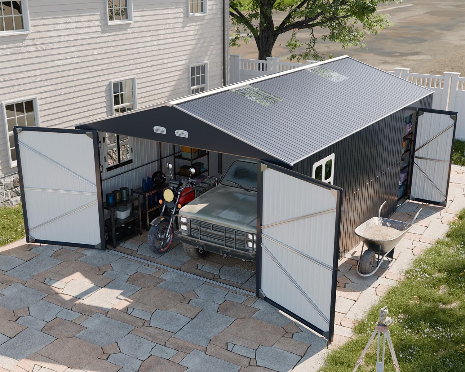 WACASA Metal Garage Shed Review: Robust Storage? 1 WACASA metal garage shed review,WACASA metal garage review and rating,is WACASA metal garage worth buying,WACASA metal garage review pros cons,WACASA metal garage review honest opinion,WACASA metal garage review verdict during hands-on performance testing