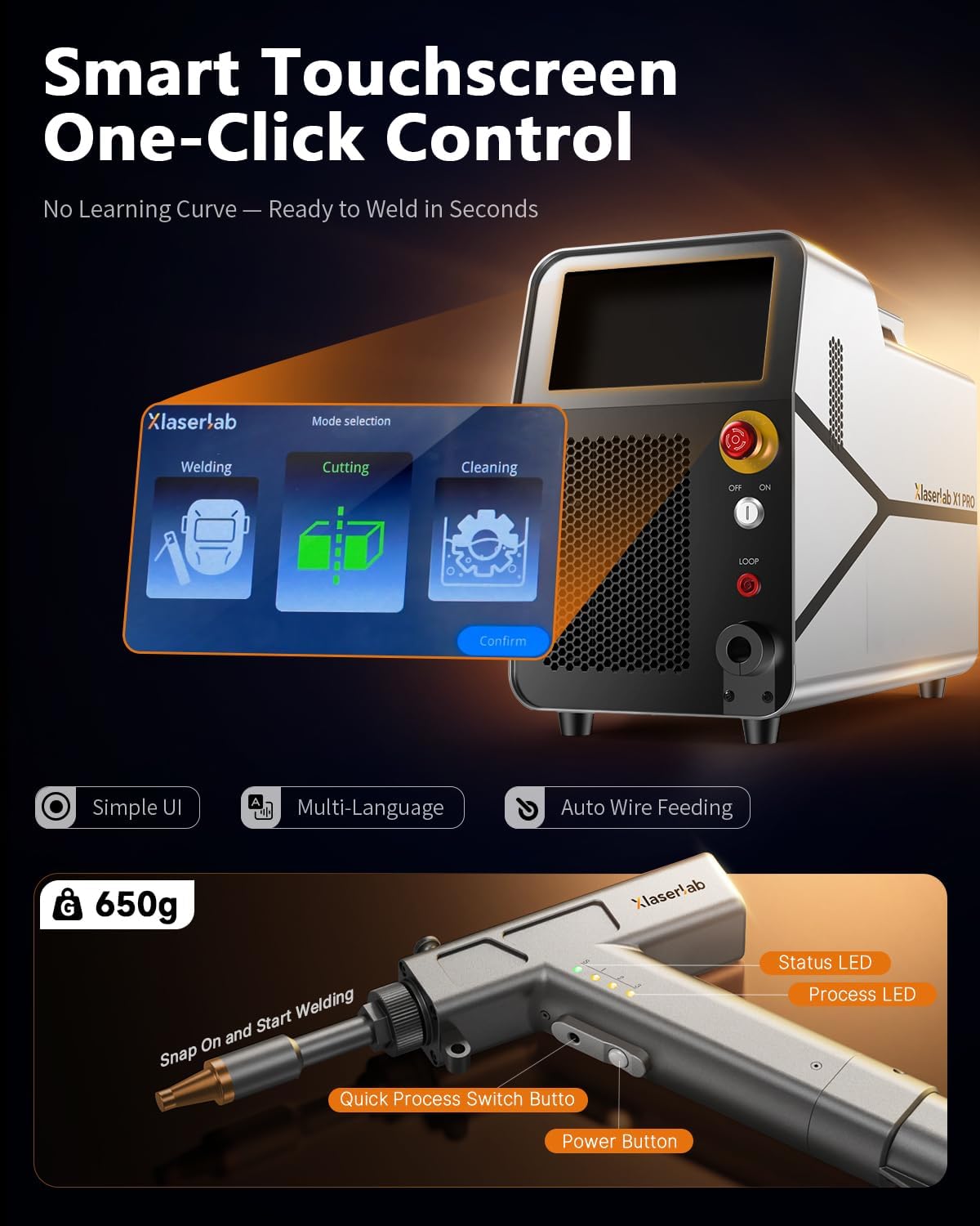 X1pro 700W laser welder review features in daily use