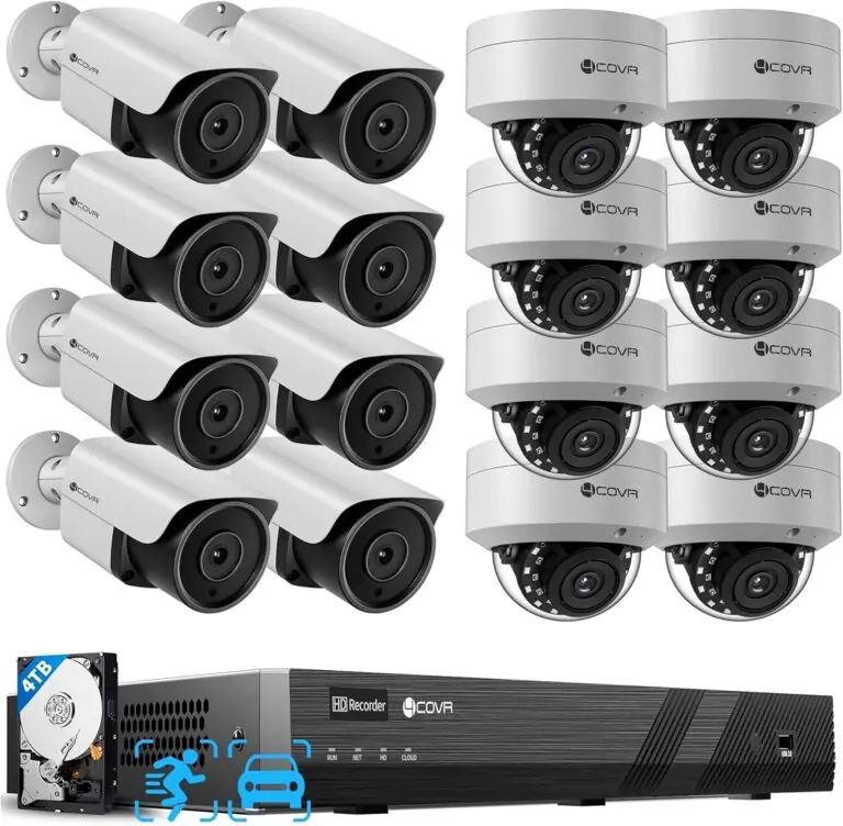 4COVR 16 Channel PoE Security Camera System Review: Pros & Cons 1 Image 1 of 4COVR 16 channel PoE security camera system review