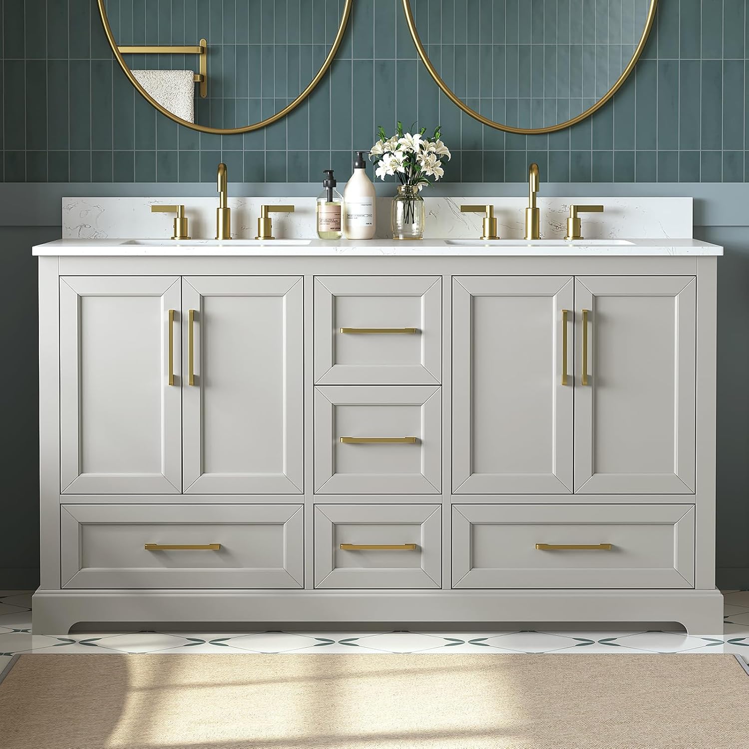 DELUXE LIVING 60 inch double sink vanity review,DELUXE LIVING 60 inch double sink vanity review and rating,is DELUXE LIVING vanity worth buying,DELUXE LIVING 60 inch vanity review pros cons,DELUXE LIVING double sink vanity review honest opinion,DELUXE LIVING 60 inch bathroom vanity review verdict unboxing — what comes in the box