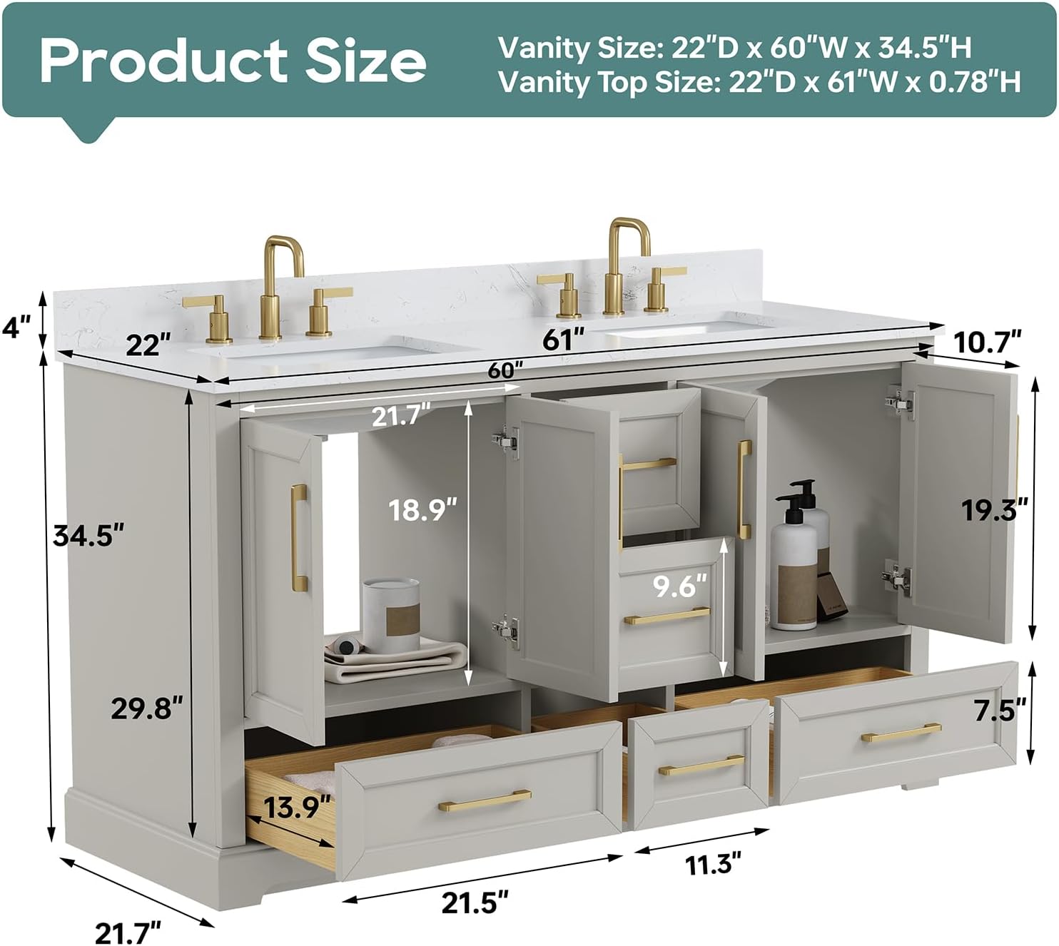 DELUXE LIVING 60 inch double sink vanity review,DELUXE LIVING 60 inch double sink vanity review and rating,is DELUXE LIVING vanity worth buying,DELUXE LIVING 60 inch vanity review pros cons,DELUXE LIVING double sink vanity review honest opinion,DELUXE LIVING 60 inch bathroom vanity review verdict key features examined up close