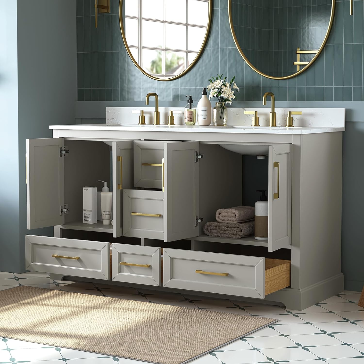 DELUXE LIVING 60 inch double sink vanity review,DELUXE LIVING 60 inch double sink vanity review and rating,is DELUXE LIVING vanity worth buying,DELUXE LIVING 60 inch vanity review pros cons,DELUXE LIVING double sink vanity review honest opinion,DELUXE LIVING 60 inch bathroom vanity review verdict performance test results