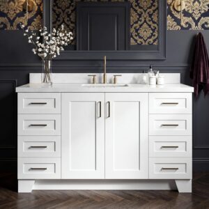 Image 1 of DKB Emilia 61 inch bathroom vanity review
