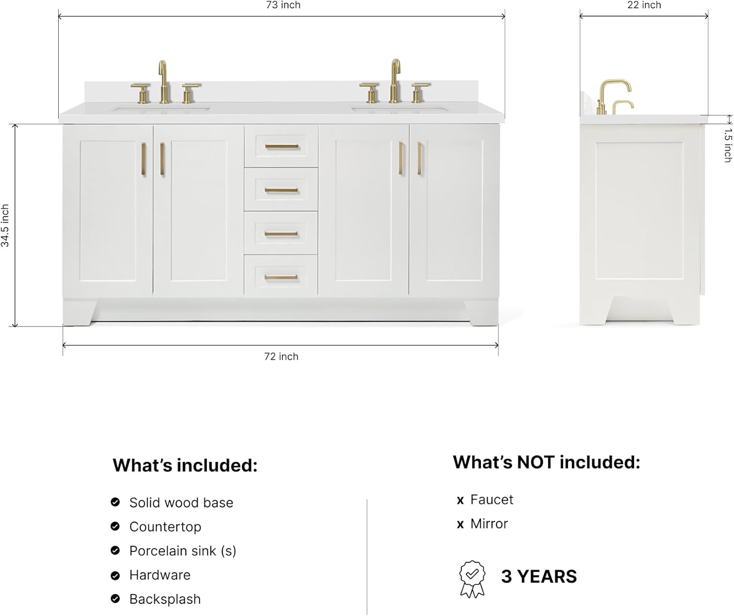 DKB Emilia 72 inch bathroom vanity review,DKB 72 inch vanity double sink review and rating,is DKB Emilia bathroom vanity worth buying,DKB Emilia 72 inch vanity review pros cons,DKB bathroom vanity review honest opinion,DKB Emilia vanity review verdict key features and specifications overview