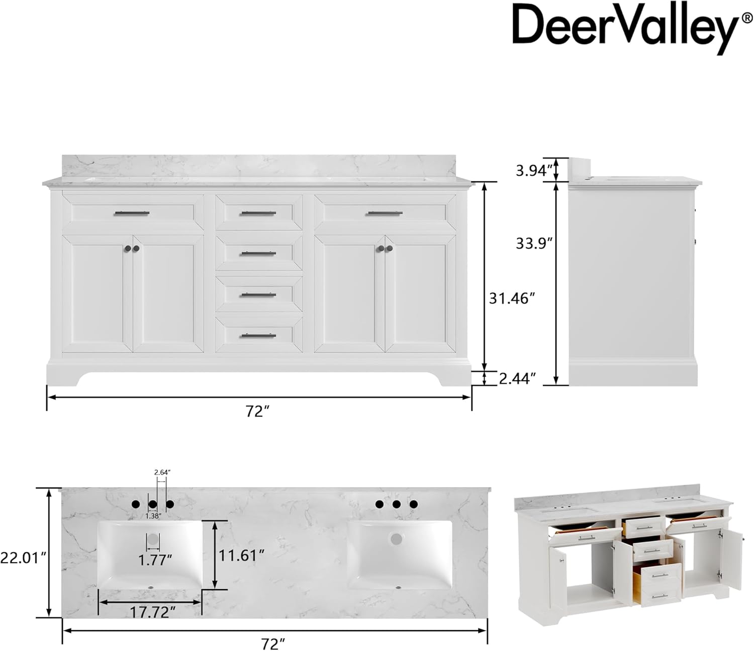 DeerValley 72 Inch Bathroom Vanity Review: Honest Pros & Cons 2 DeerValley 72 inch bathroom vanity review,DeerValley bathroom vanity review and rating,is DeerValley vanity worth buying,DeerValley double sink vanity review pros cons,DeerValley vanity honest opinion review,DeerValley 72 inch vanity review verdict key features examined up close