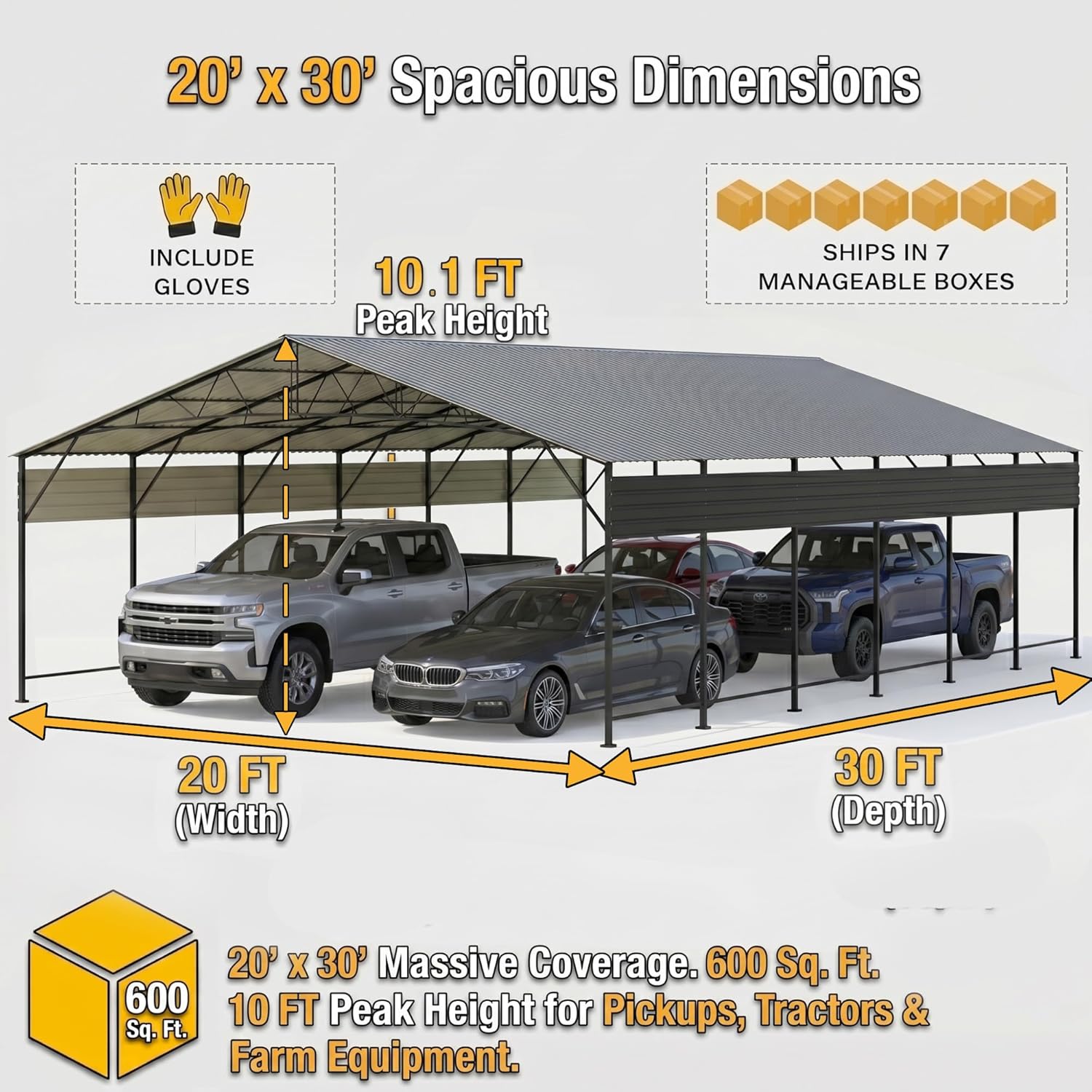 Devoko 20x30 Metal Carport Review: Pros, Cons & Verdict 4 Devoko 20x30 metal carport review,Devoko carport review and rating,is Devoko metal carport worth buying,Devoko carport review pros cons,Devoko carport review honest opinion,Devoko 20x30 carport review verdict performance testing and real-world results