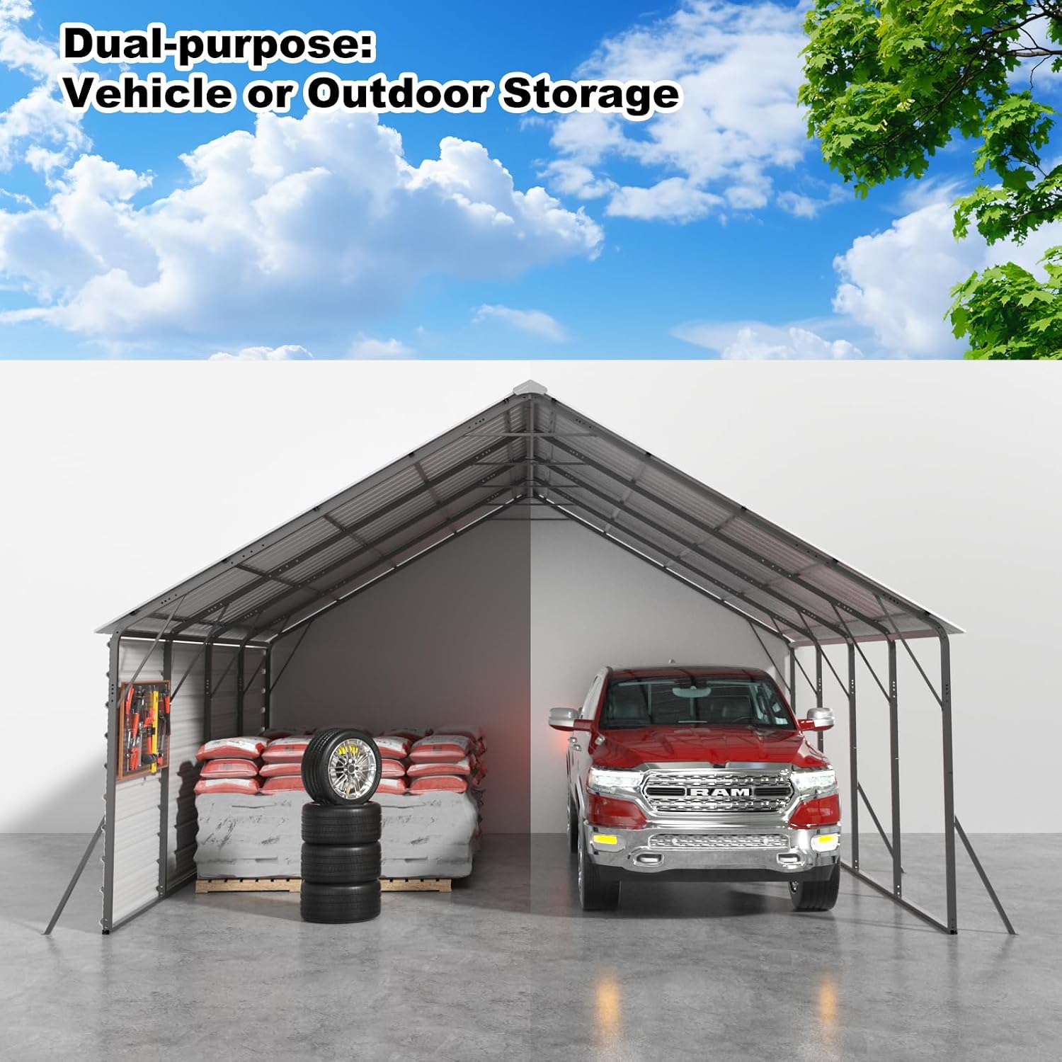 FLOUREE 20x20 Metal Carport Review: Honest Pros & Cons 3 Step-by-step guide for FLOUREE 20x20 metal carport review, FLOUREE carport review and rating, 20x20 metal carport review pros cons, FLOUREE carport review honest opinion, FLOUREE carport review verdict, 20x20 metal carport is it worth buying - complete tutorial
