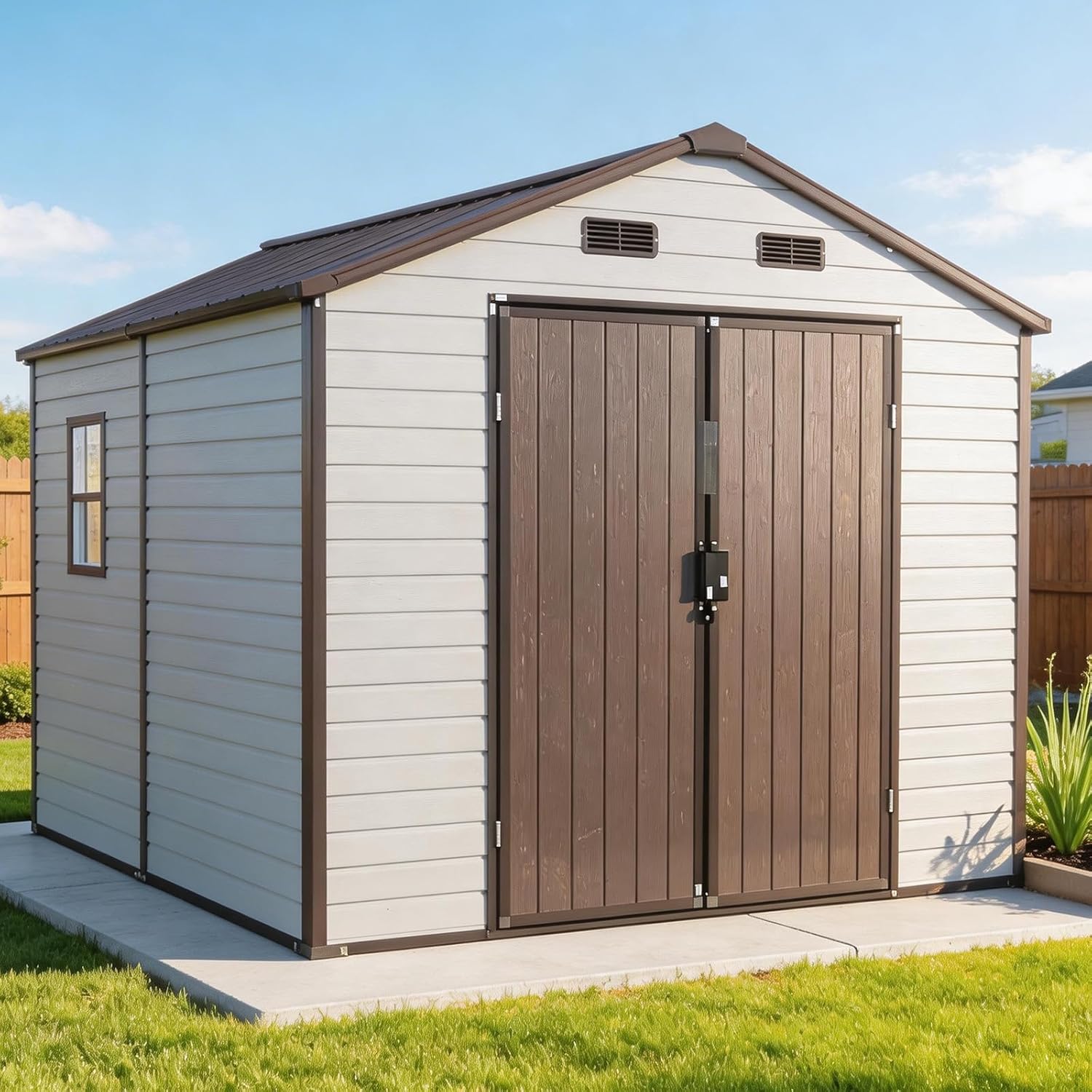 FammyLoft 8x8 resin shed review,8x8 resin shed review and rating,FammyLoft shed review pros cons,is FammyLoft 8x8 shed worth buying,FammyLoft 8x8 shed review honest opinion,FammyLoft 8x8 resin shed review verdict - detailed features and technical specifications