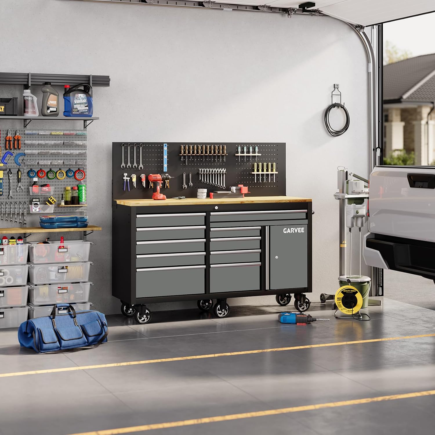 Garvee 60 inch rolling tool chest review,Garvee tool chest review and rating,is Garvee rolling tool chest worth buying,Garvee 60 inch tool chest review pros cons,Garvee mobile workbench review honest opinion,Garvee rolling tool cabinet review verdict key features and specifications overview