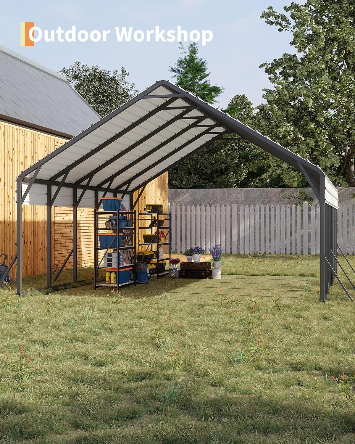 Step-by-step setup guide for GarveeLife metal carport review, GarveeLife carport review and rating, GarveeLife 20x25 carport review pros cons, is GarveeLife carport worth buying, GarveeLife heavy duty carport review honest opinion, GarveeLife carport review verdict
