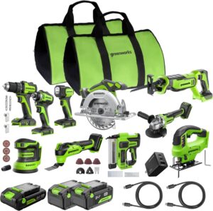 Image 1 of Greenworks 24V brushless tool kit review