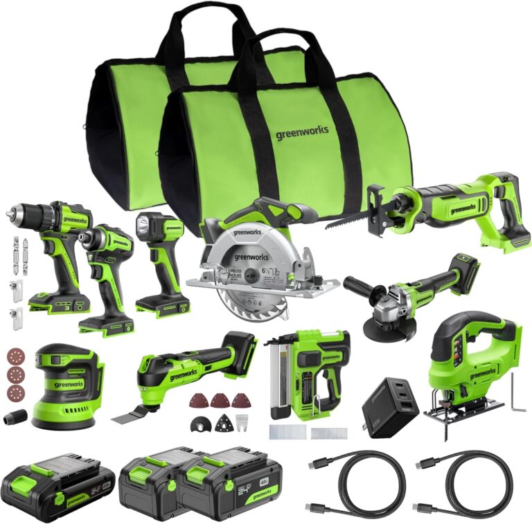 Greenworks 24V Brushless Tool Kit Review: Pros & Cons Verdict 24 Image 1 of Greenworks 24V brushless tool kit review