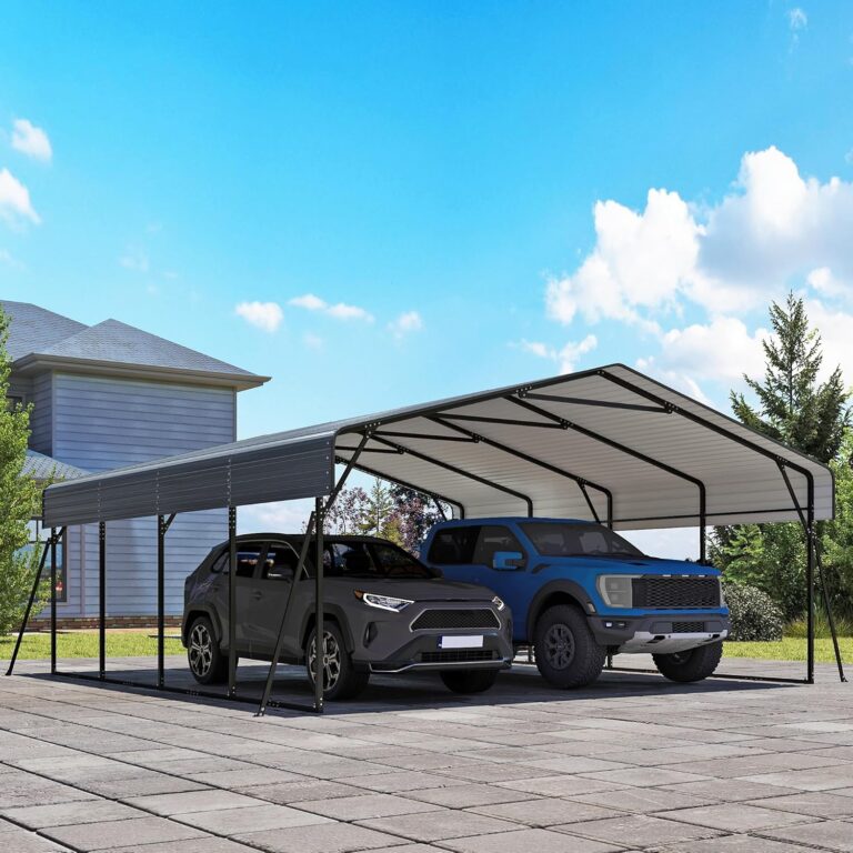 Real Relax Carport Review: Durable Shelter for 2 Cars 15 Image 1 of Real Relax carport review