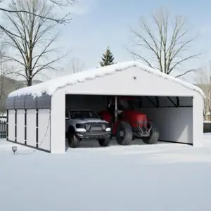 Image 1 of Sannwsg 20x20 metal carport review