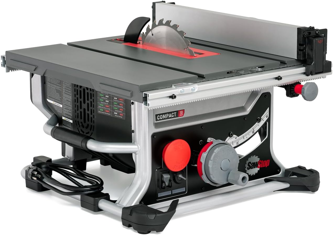 SawStop CTS-120A60 Review: Honest Pros & Cons 1 SawStop CTS-120A60 review build quality and materials close-up