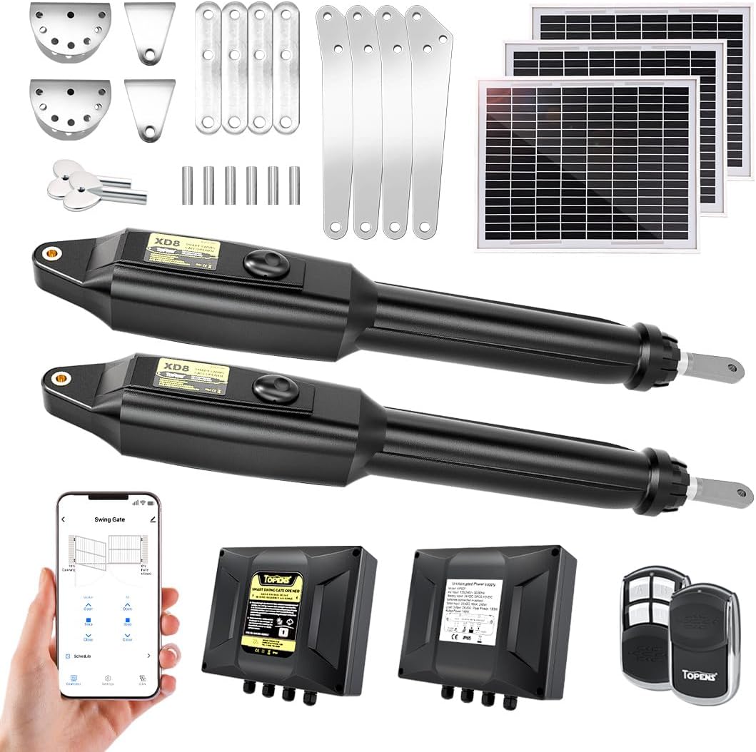 TOPENS XD852S Review: Heavy Duty Smart Gate Opener Tested 1 TOPENS XD852S review,TOPENS XD852S review and rating,TOPENS XD852S solar gate opener review,TOPENS XD852S review pros cons,TOPENS XD852S honest review,TOPENS XD852S review verdict unboxing — what comes in the box