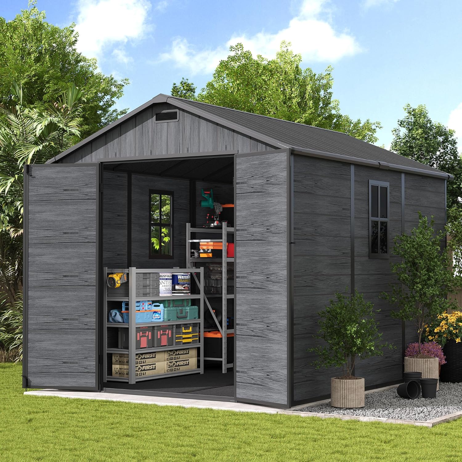 UDPATIO outdoor resin shed review,UDPATIO shed review and rating,UDPATIO storage shed review pros cons,UDPATIO plastic shed review honest opinion,UDPATIO outdoor storage shed review verdict,is UDPATIO shed worth buying unboxing — what comes in the box