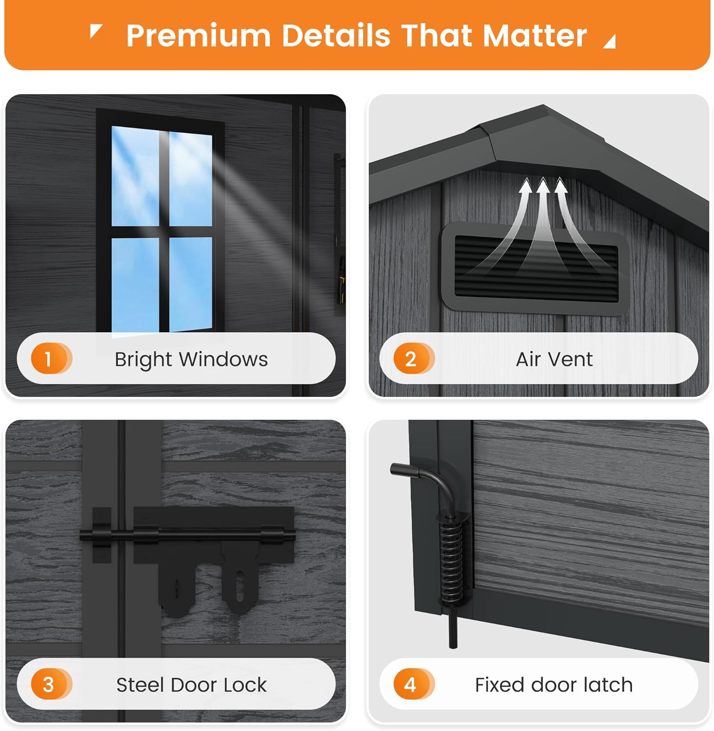 UDPATIO Outdoor Resin Shed Review: Pros & Cons Worth Buying? 4 UDPATIO outdoor resin shed review,UDPATIO shed review and rating,UDPATIO storage shed review pros cons,UDPATIO plastic shed review honest opinion,UDPATIO outdoor storage shed review verdict,is UDPATIO shed worth buying performance test results