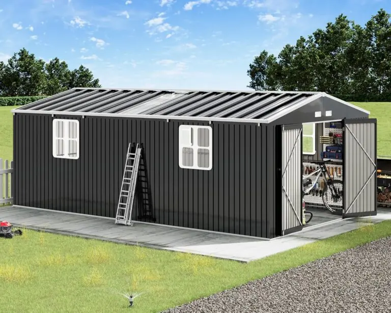 VanAcc Metal Shed Review: Worth Buying for Backyard? 6 Image 1 of VanAcc metal shed review