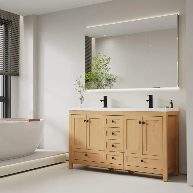 Image 1 of eclife 60 bathroom vanity review