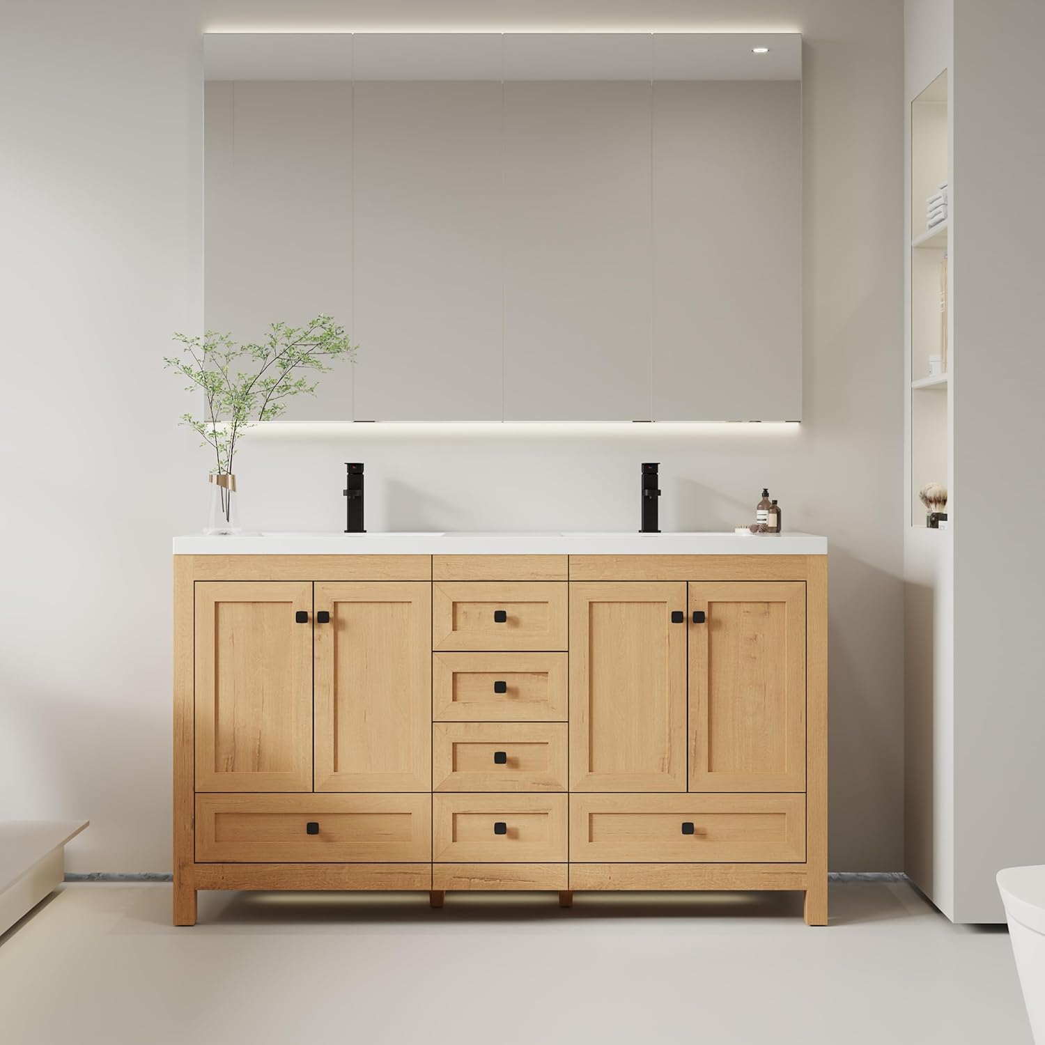 eclife 60 bathroom vanity review,eclife 60 vanity review and rating,eclife bathroom vanity worth buying,eclife 60 vanity review pros cons,eclife vanity review honest opinion,eclife 60 dual sink vanity review verdict after extended use — long-term performance