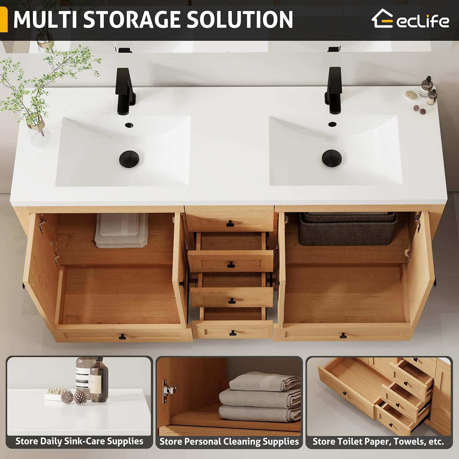 eclife 60 bathroom vanity review,eclife 60 vanity review and rating,eclife bathroom vanity worth buying,eclife 60 vanity review pros cons,eclife vanity review honest opinion,eclife 60 dual sink vanity review verdict features evaluated through real use