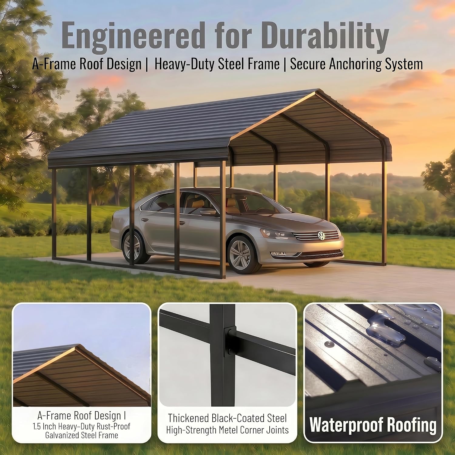 Yotila Metal Carport Review: Is It Worth It? 3 yotila metal carport review,yotila carport review pros cons,20x20 carport review and rating,metal carport review honest opinion,heavy duty carport review verdict,galvanized carport review worth buying feature breakdown and specification detail