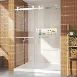 Image 1 of BATHWILLER frameless shower door review
