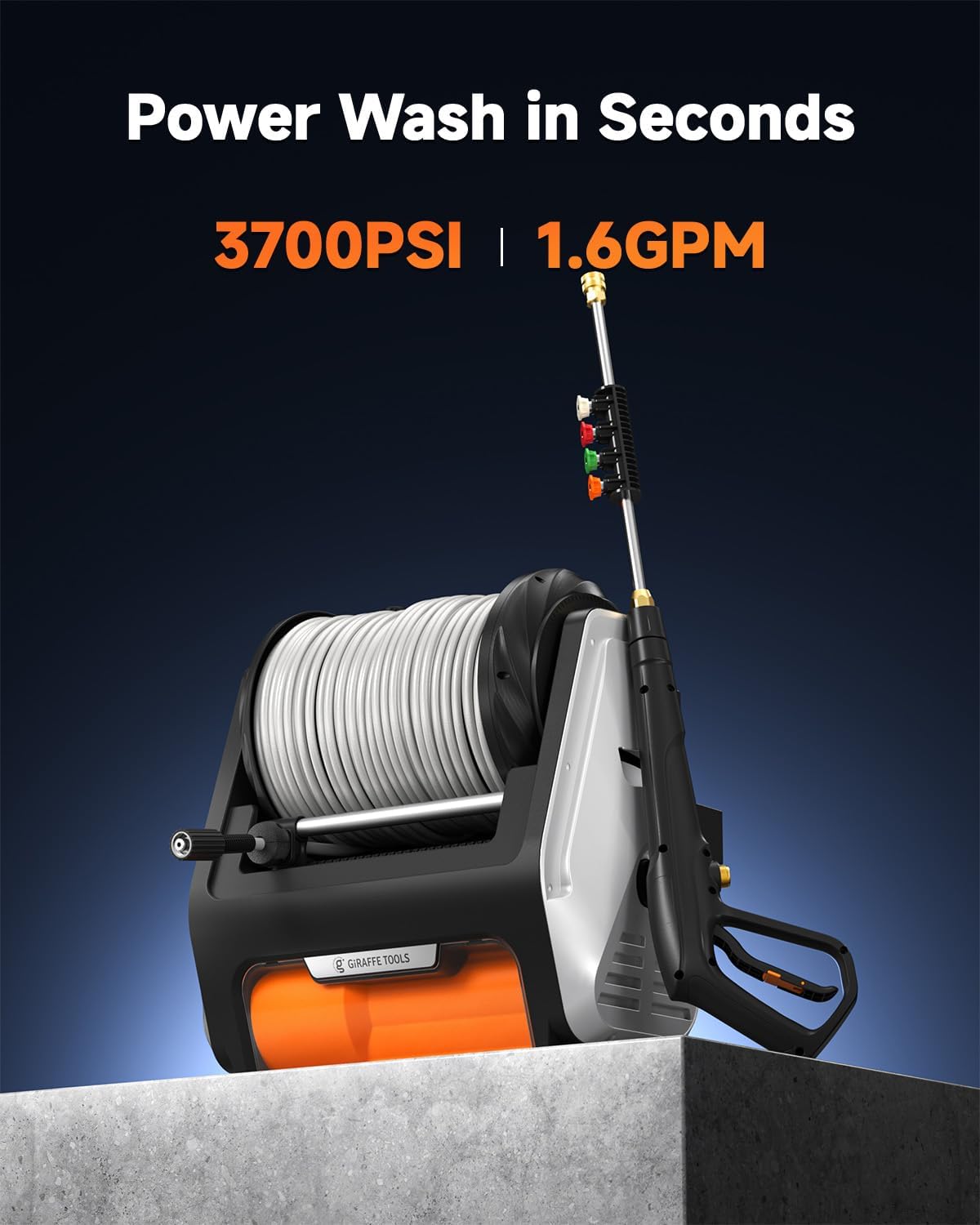 Giraffe Tools Grandfalls Retractable Pressure Washer Review: Worth It? 4 Giraffe Tools Grandfalls retractable pressure washer review,Giraffe Tools pressure washer review and rating,Giraffe Tools Grandfalls pressure washer review pros cons,retractable pressure washer review honest opinion,Giraffe Tools 3700 PSI pressure washer review verdict,Giraffe Tools Grandfalls review is it worth buying performance testing and real-world results