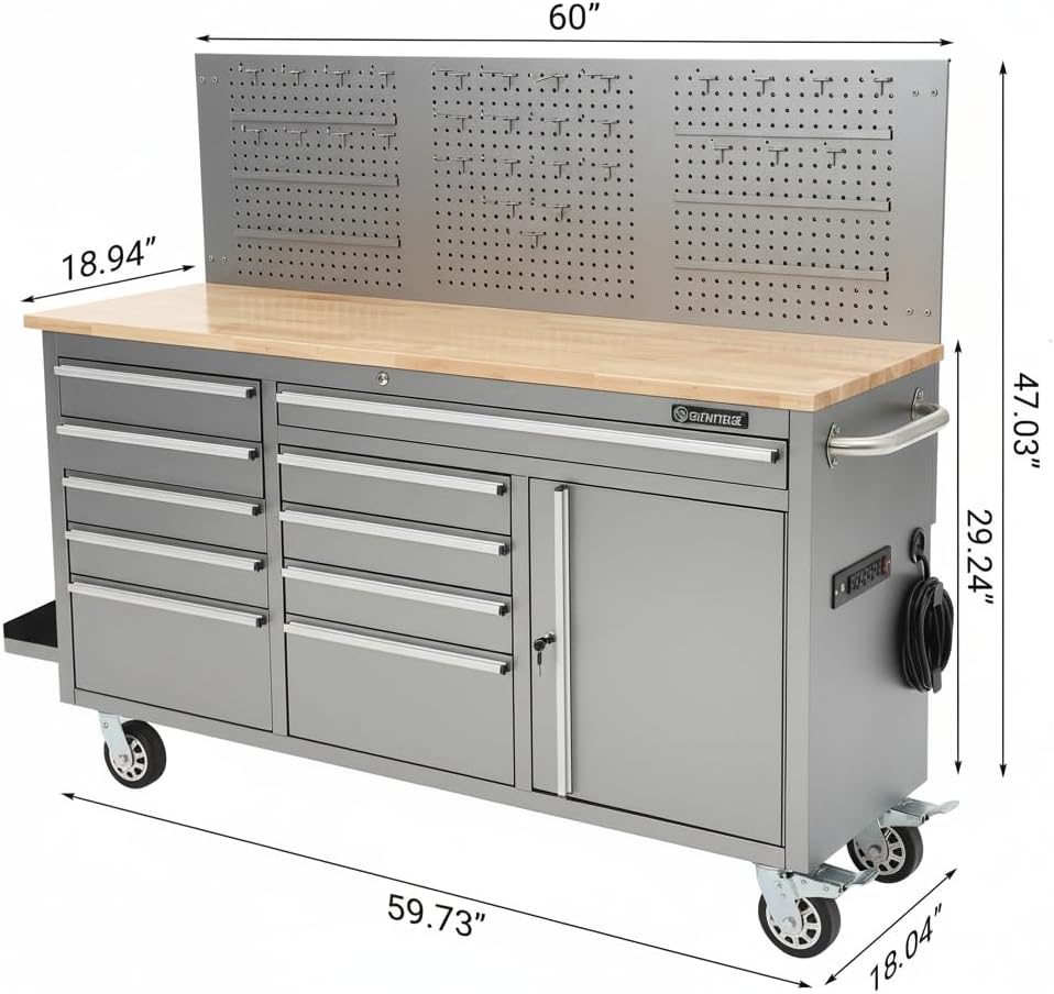 IDEALHOUSE Rolling Tool Chest Review: Honest Pros & Cons 2 IDEALHOUSE rolling tool chest review, IDEALHOUSE 61 inch tool chest review and rating, is IDEALHOUSE rolling tool chest worth buying, IDEALHOUSE tool cabinet review pros cons, IDEALHOUSE rolling workbench review honest opinion, IDEALHOUSE heavy duty tool storage review verdict unboxing and complete package contents