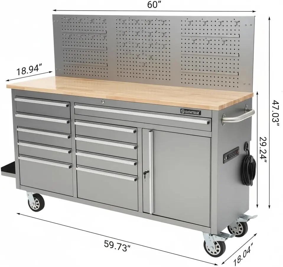 IDEALHOUSE Rolling Tool Chest Review: Honest Pros & Cons 2 IDEALHOUSE rolling tool chest review, IDEALHOUSE 61 inch tool chest review and rating, is IDEALHOUSE rolling tool chest worth buying, IDEALHOUSE tool cabinet review pros cons, IDEALHOUSE rolling workbench review honest opinion, IDEALHOUSE heavy duty tool storage review verdict unboxing and complete package contents