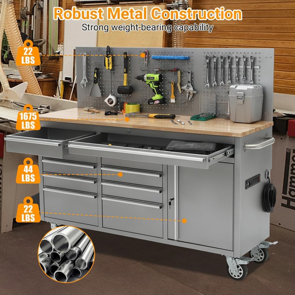 IDEALHOUSE Rolling Tool Chest Review: Honest Pros & Cons 4 IDEALHOUSE rolling tool chest review, IDEALHOUSE 61 inch tool chest review and rating, is IDEALHOUSE rolling tool chest worth buying, IDEALHOUSE tool cabinet review pros cons, IDEALHOUSE rolling workbench review honest opinion, IDEALHOUSE heavy duty tool storage review verdict performance testing and real-world results