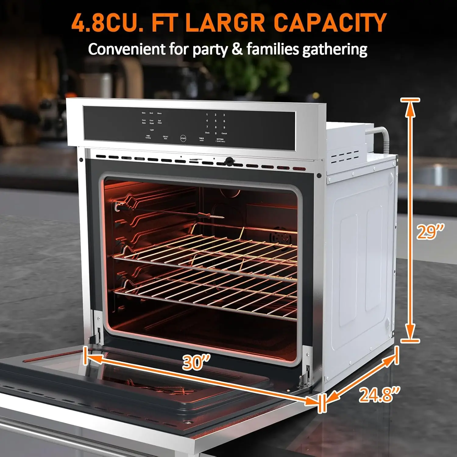 MERXENG Wall Oven Review: Unbiased Pros & Cons 4 MERXENG wall oven review,30 inch electric wall oven review,MERXENG convection oven review,MERXENG single wall oven review and rating,is MERXENG wall oven worth buying,MERXENG wall oven review pros cons compared to top alternatives