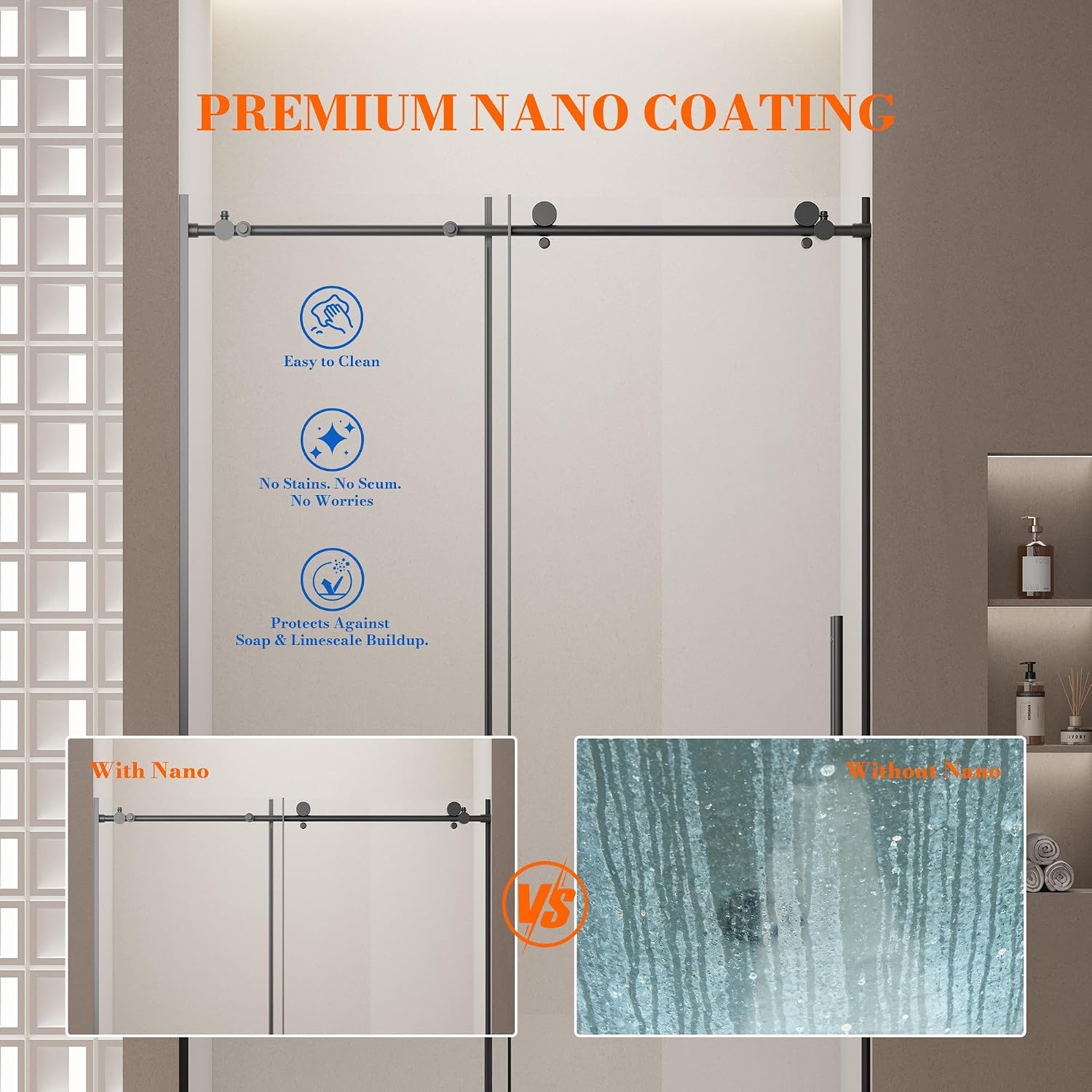 MonBlari frameless sliding shower door review,MonBlari sliding shower door review and rating,is MonBlari sliding shower door worth buying,MonBlari shower door review pros cons,MonBlari sliding shower door review honest opinion,MonBlari frameless shower door review verdict after extended use — long-term performance