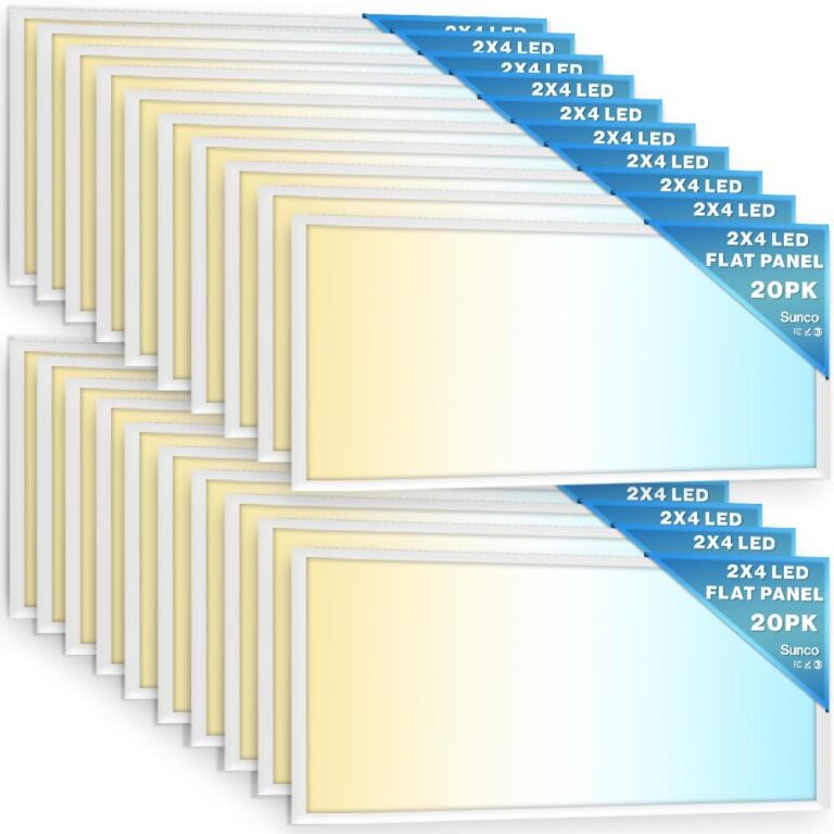 Sunco 20 Pack 2x4 LED Flat Panel Review: Honest Pros & Cons 1 Image 1 of Sunco 20 pack 2x4 LED flat panel review