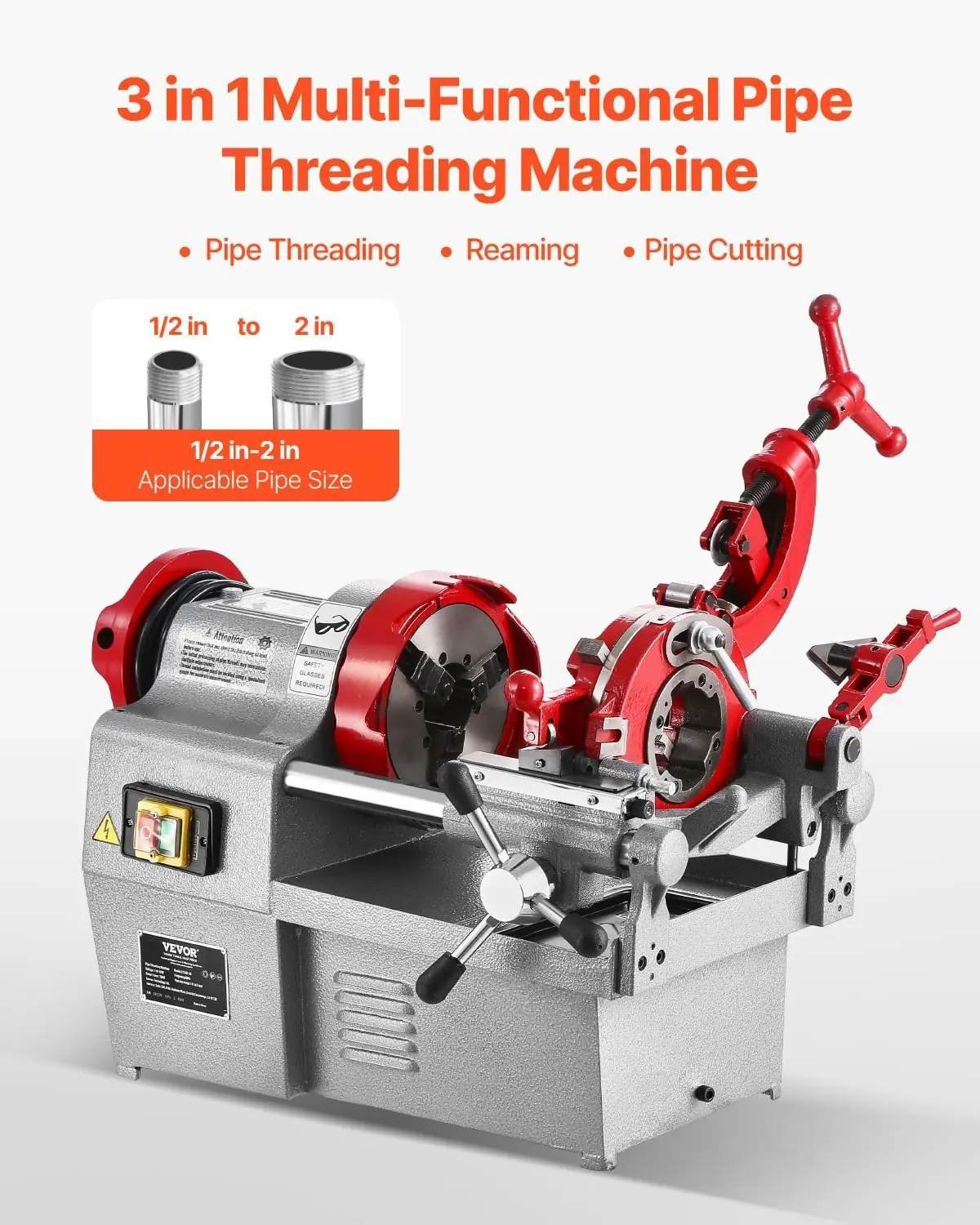 VEVOR electric pipe threader review,VEVOR pipe threader review pros cons,electric pipe threader review honest opinion,VEVOR pipe threading machine review verdict,pipe threader review and rating,is VEVOR pipe threader worth buying during hands-on performance testing