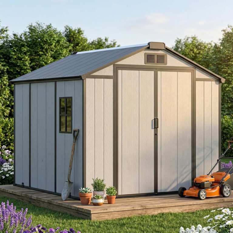 WELYAS 8x8 Resin Shed Review: Pros & Cons Worth Buying? 21 Image 1 of WELYAS 8x8 resin shed review