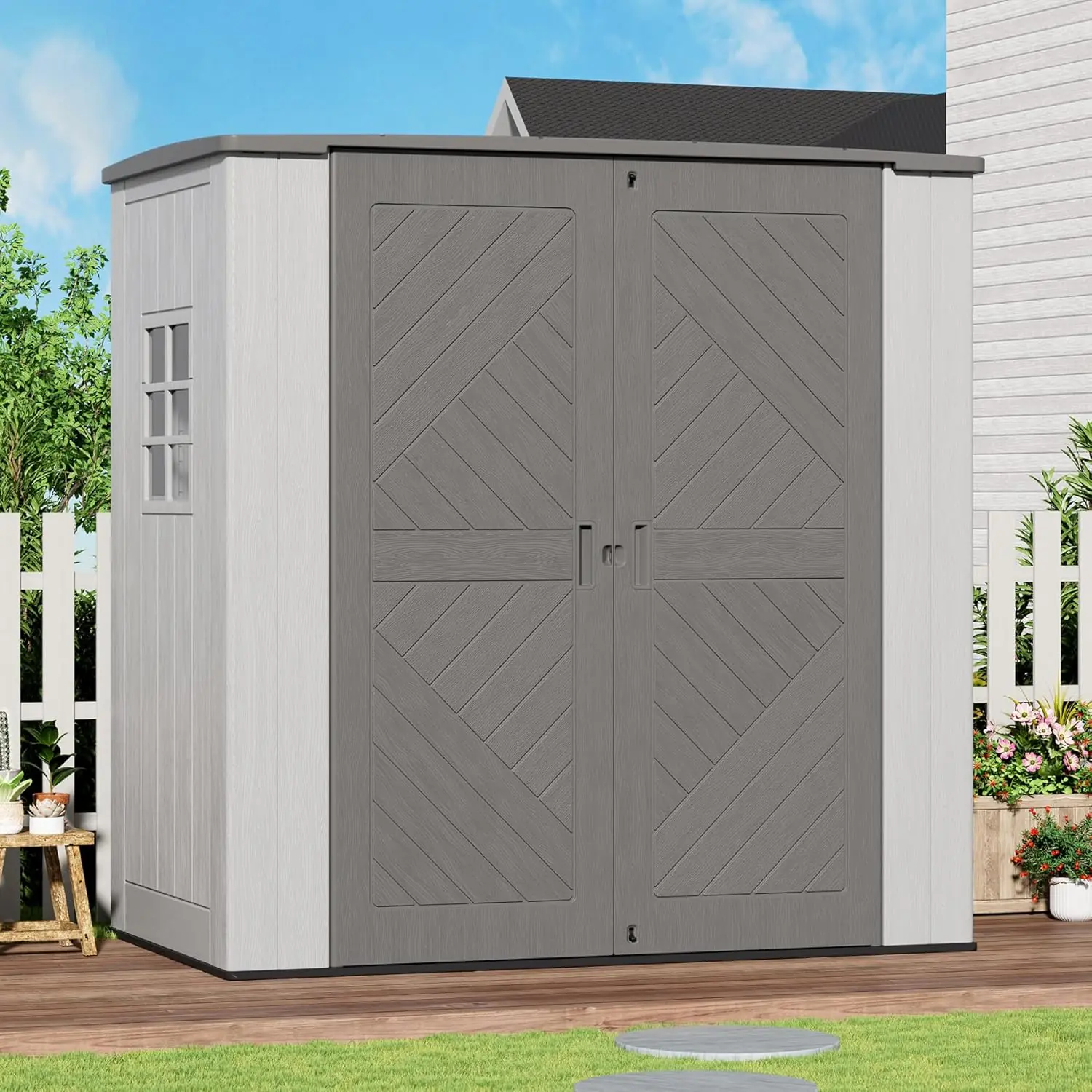 ZZM Outdoor Storage Shed Review: Pros & Cons Verdict 1 ZZM outdoor storage shed review,ZZM storage shed review and rating,is ZZM storage shed worth buying,ZZM resin shed review pros cons,ZZM shed review honest opinion,ZZM outdoor shed review verdict unboxing — package contents and first impressions
