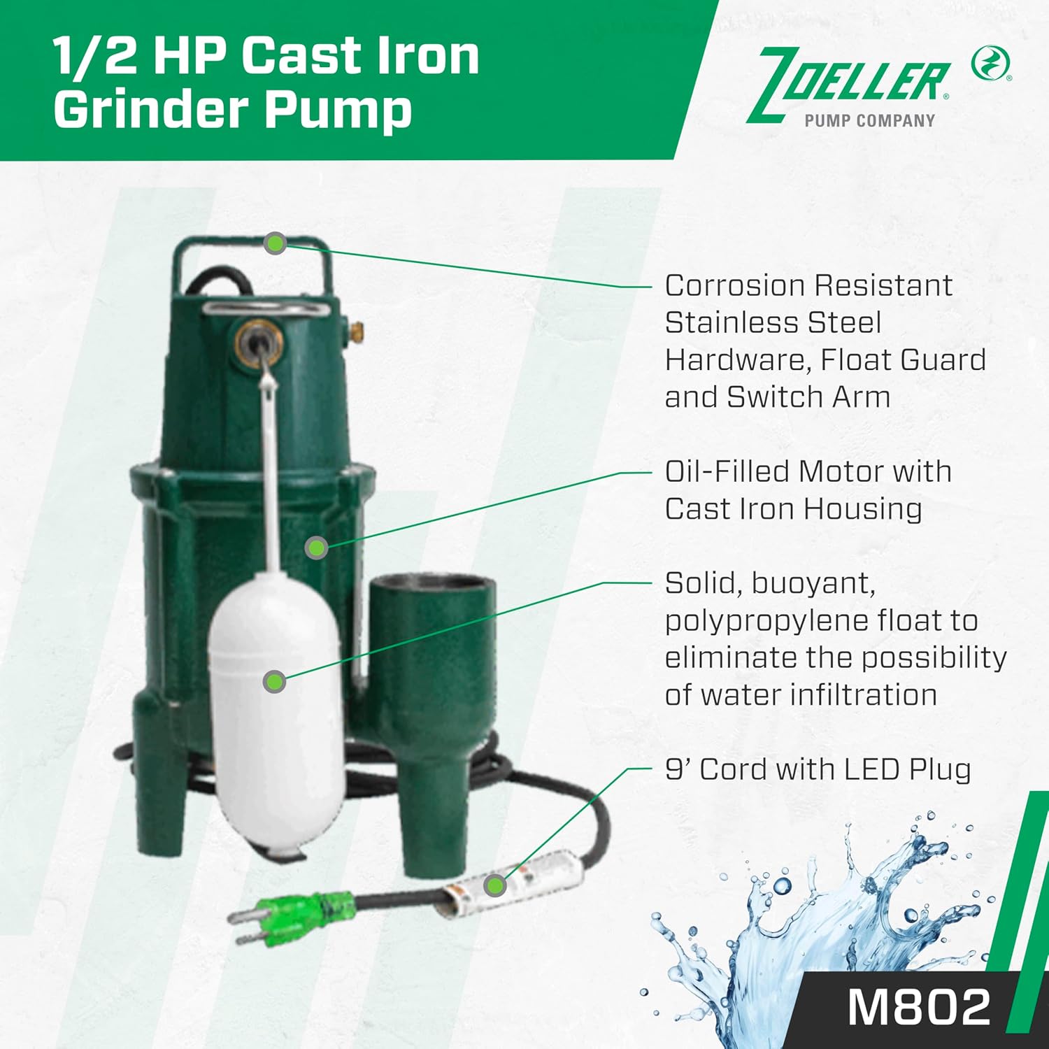 Zoeller M802 grinder pump review,Zoeller M802 grinder pump review and rating,is Zoeller M802 grinder pump worth buying,Zoeller M802 grinder pump review pros cons,Zoeller M802 grinder pump review honest opinion,Zoeller M802 grinder pump review verdict key features and specifications overview