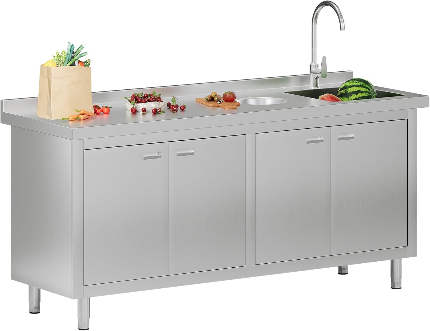 Jocisland 72 Inch Utility Sink Review: Pros & Cons Worth Buying? 1 jocisland 72 inch utility sink review build quality and materials close-up