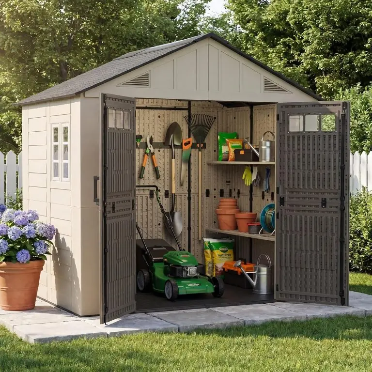Image 1 of Aoxun 8x6 storage shed review