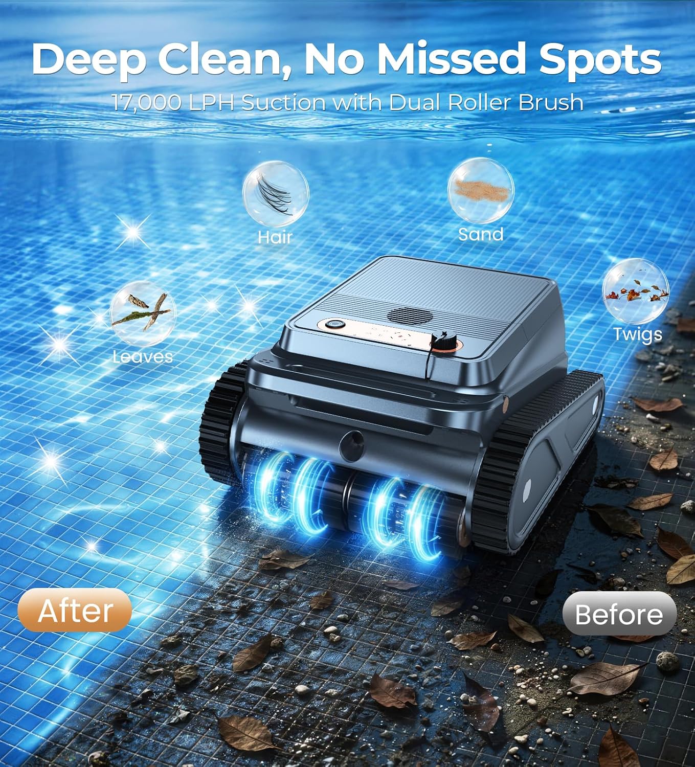 EZIOOV Robotic Pool Cleaner Review: Honest Verdict 2 EZIOOV Robotic Pool Cleaner Review,EZIOOV robotic pool cleaner review and rating,is EZIOOV pool cleaner worth buying,EZIOOV robotic pool cleaner review pros cons,EZIOOV cordless pool cleaner honest opinion,EZIOOV robotic pool cleaner review verdict real-world performance test results