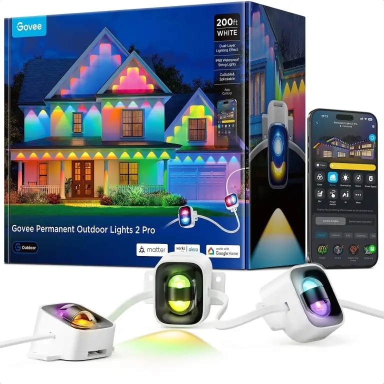 Govee Permanent Outdoor Lights 2 Pro Review: Honest Verdict 25 Image 1 of Govee Permanent Outdoor Lights 2 Pro review