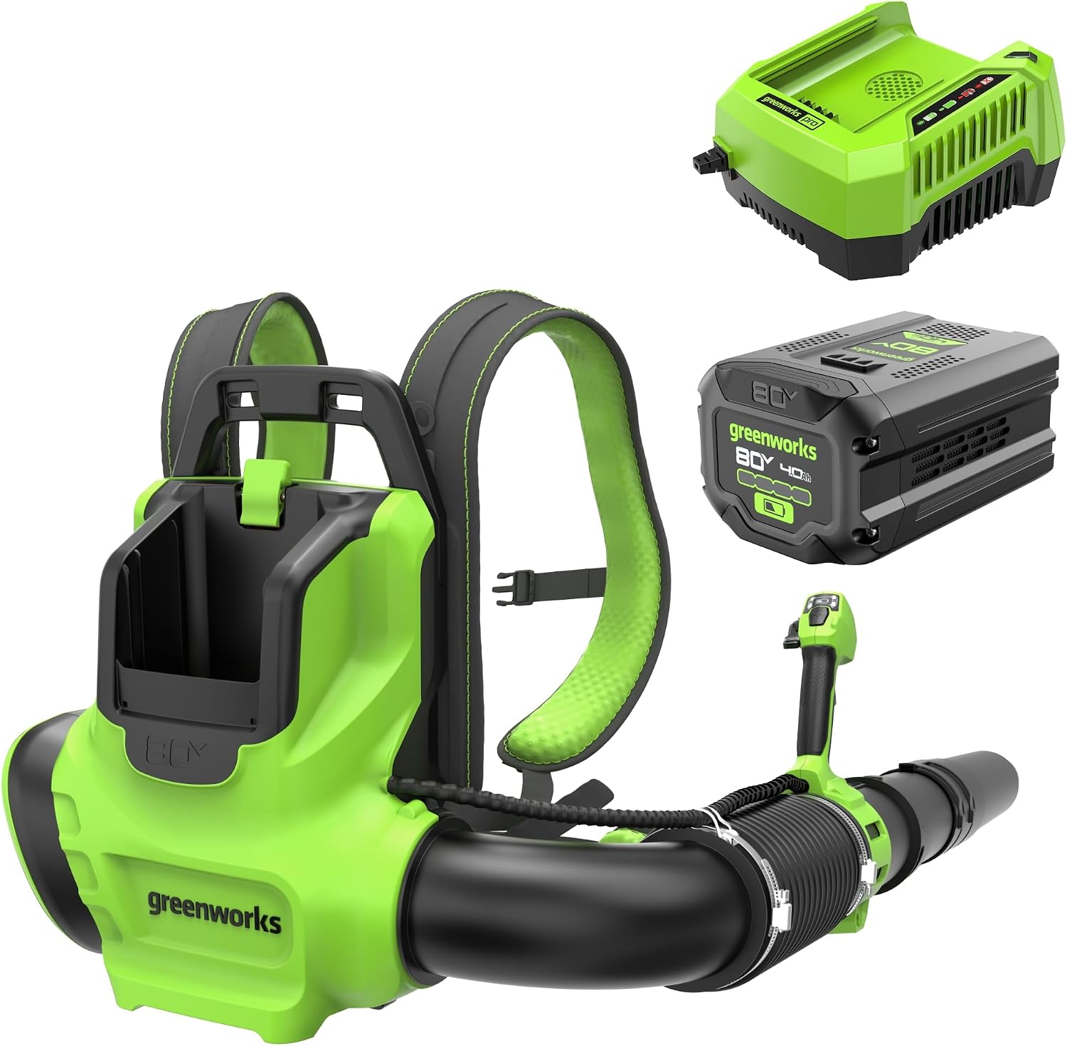 Greenworks 80V backpack leaf blower review,Greenworks 80V backpack blower review and rating,is the Greenworks 80V backpack leaf blower worth buying,Greenworks 80V backpack leaf blower review pros cons,Greenworks backpack blower review honest opinion,Greenworks 80V blower review verdict — full unboxing showing every item included